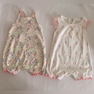 Chick Pea Floral Baby Romper Set